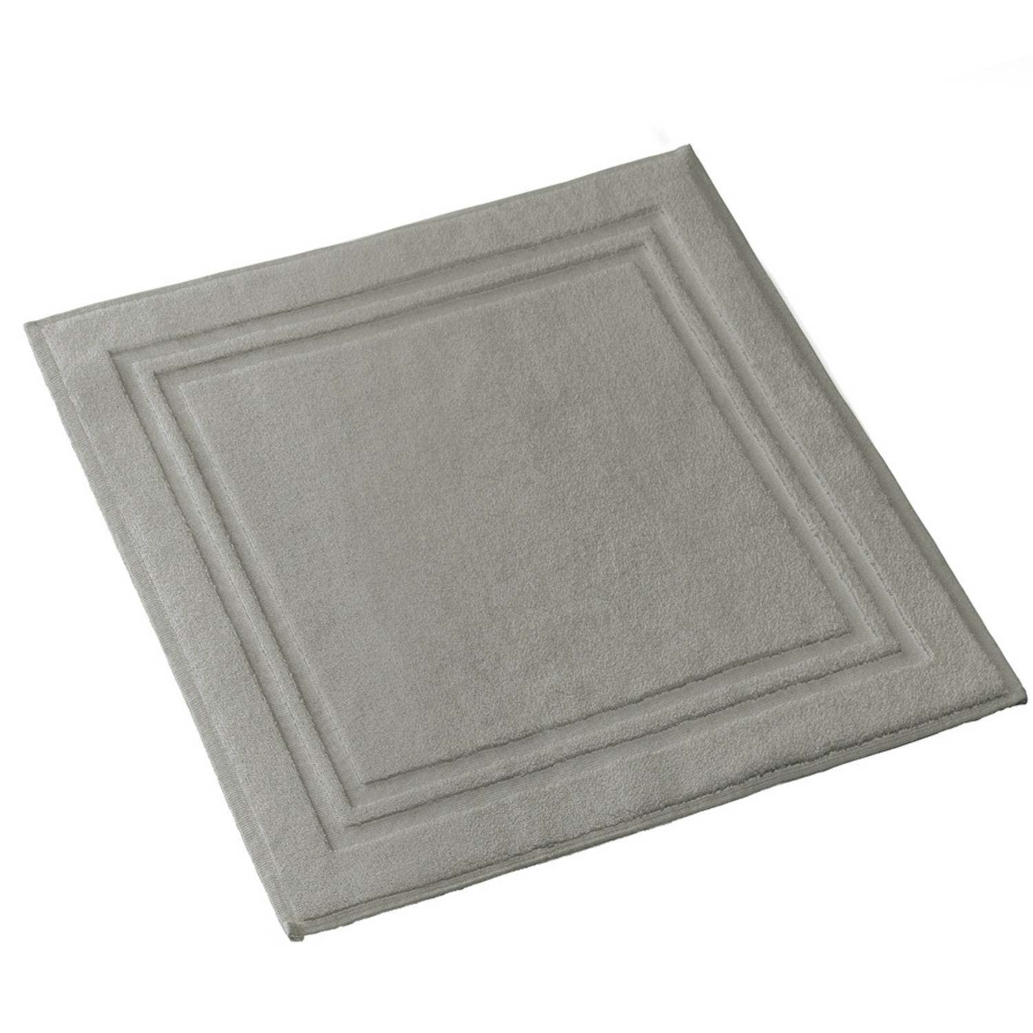 Moodit Badmat King Grey - 60 X 60 Cm - 100% Katoen - Grijs