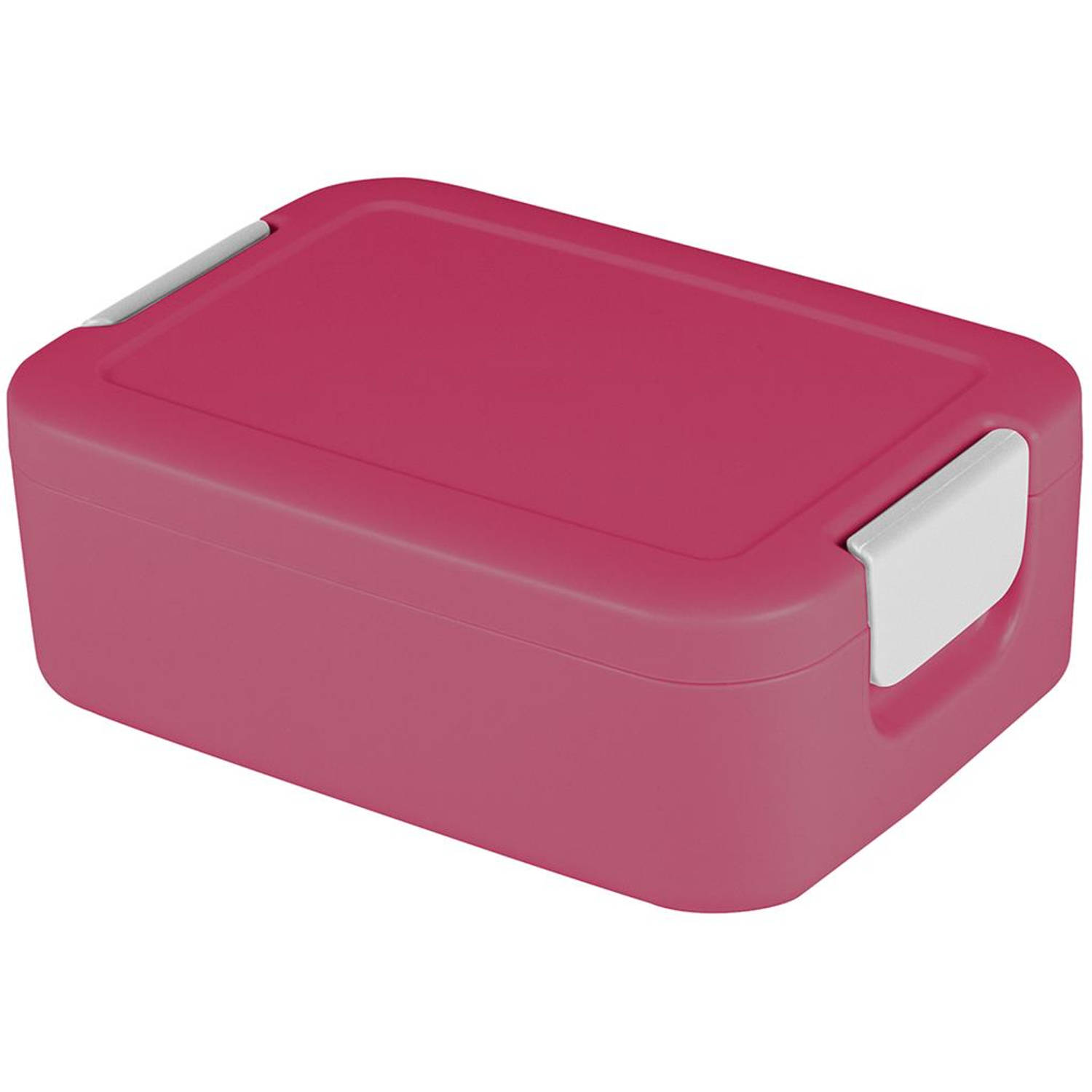 Sunware - Sigma Home Food To Go Broodtrommel Klein Fuchsia - 17 X 12,3 X 6,1 Cm - Roze