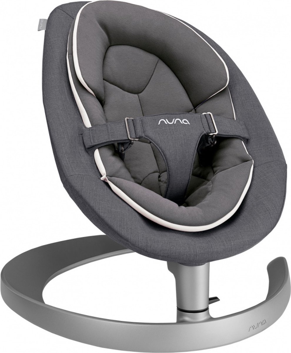 Nuna Wipstoel Leaf Grow Granite Incl. Speelbeugel - Grijs