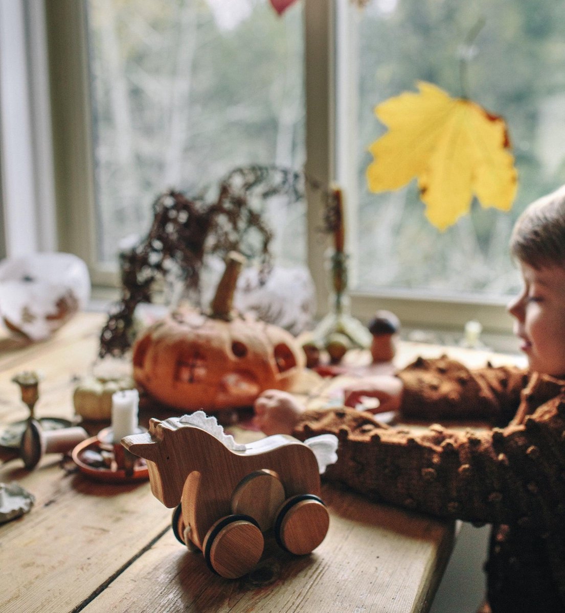 Kinderfeets Bamboo Trekfiguur Eenhoorn