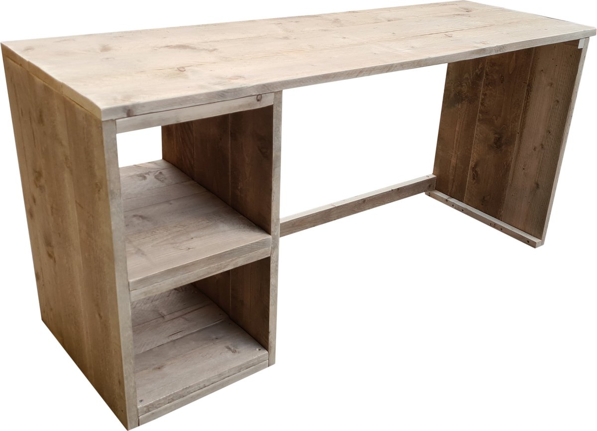 Wood4you Bureau Detroit Steigerhout 130lx72dx75h Cm