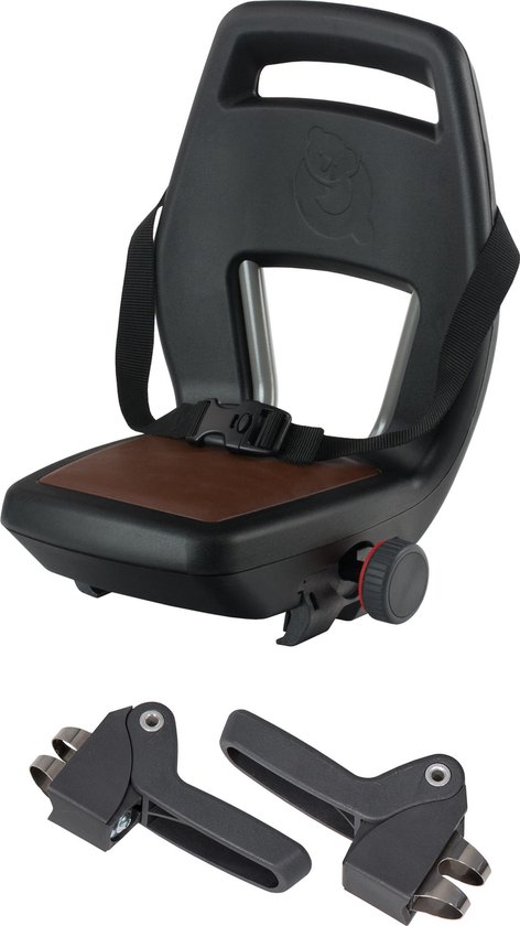 Qibbel Fietszitje Achter Junior Compleet/ - Zwart