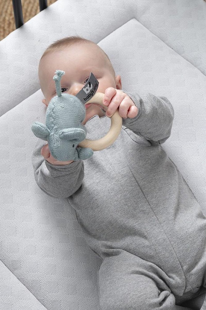 Baby's Only Boxkleed Reef Dusty Grey 75 X 95 Cm - Grijs