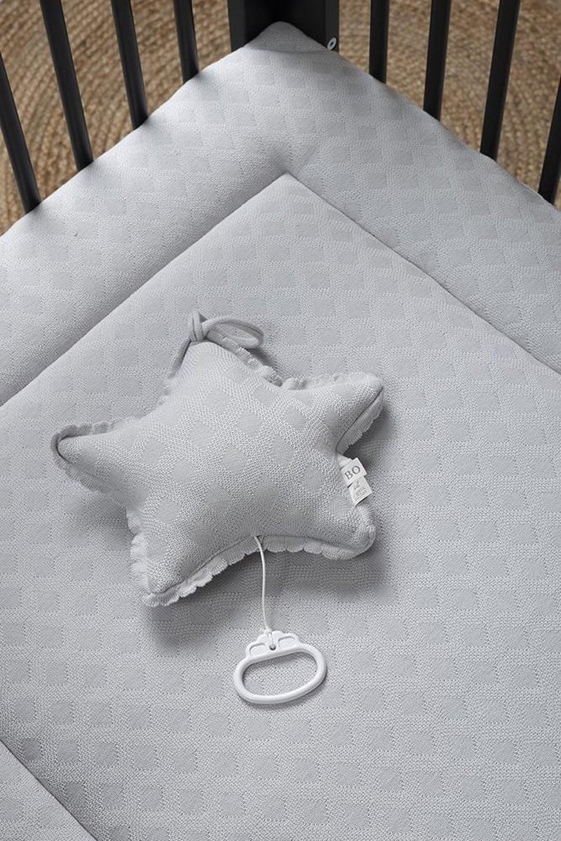 Baby's Only Boxkleed Reef Dusty Grey 75 X 95 Cm - Grijs