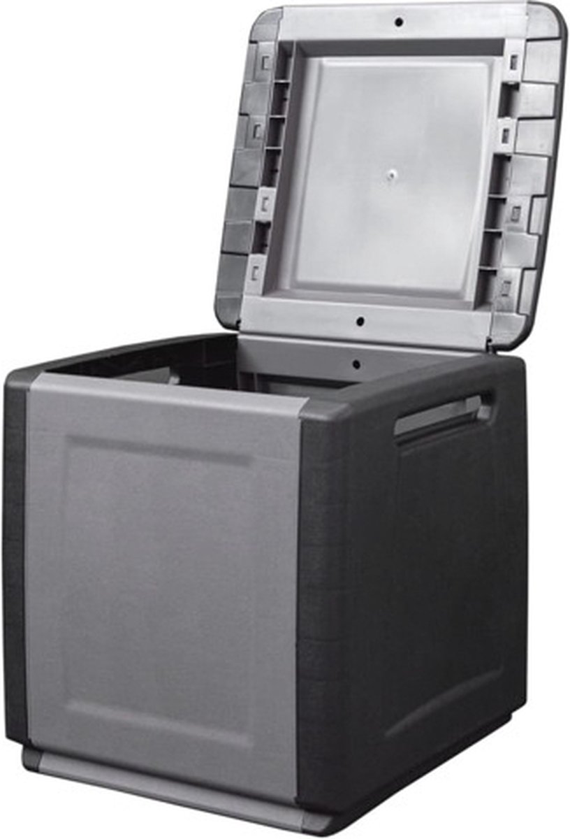 Vidaxl Tuinbox 130 L 54x53x57 Cm Donker En - Grijs