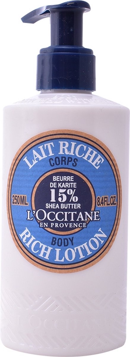 L’Occitane L&apos;occitane Bodylotion Shea Butter Rich 250 Ml - Blanco
