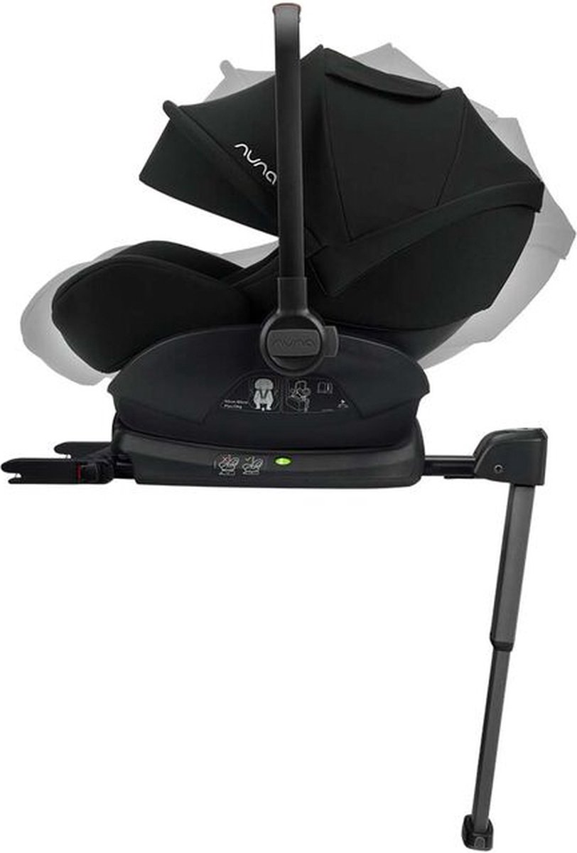 Nuna Autostoel Groep 0 Arra Next Caviar + Nuna Isofix Base 360° Next - Zwart