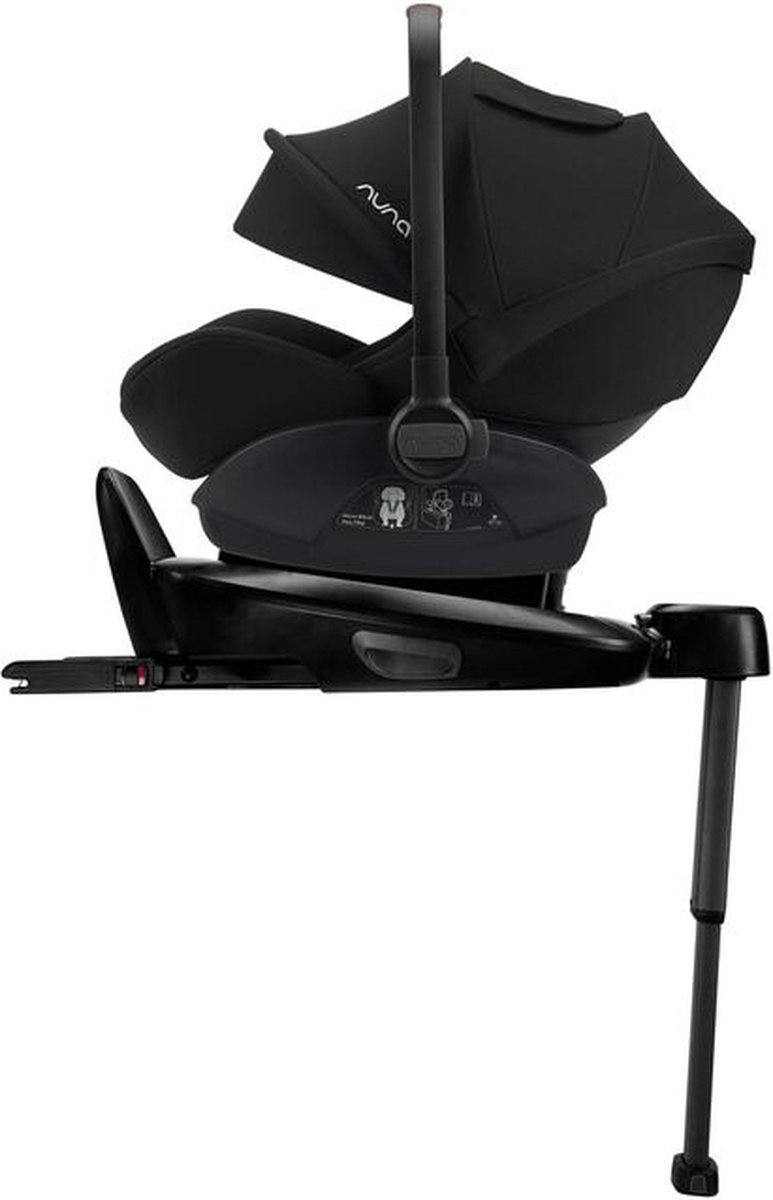 Nuna Autostoel Groep 0 Arra Next Caviar + Nuna Isofix Base 360° Next - Zwart