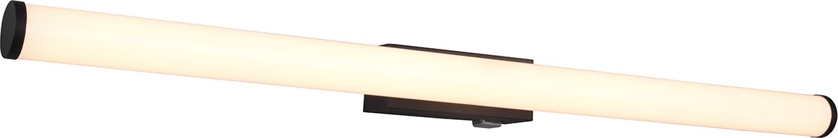 BES LED Led Wandlamp - Trion Mitrona - 8.6w - Warm Wit 3000k - Rond - Mat - Aluminium - Zwart