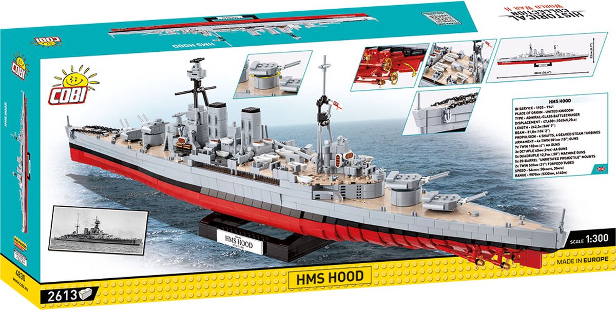 Cobi Historical Callection - Wwii Hms Hood