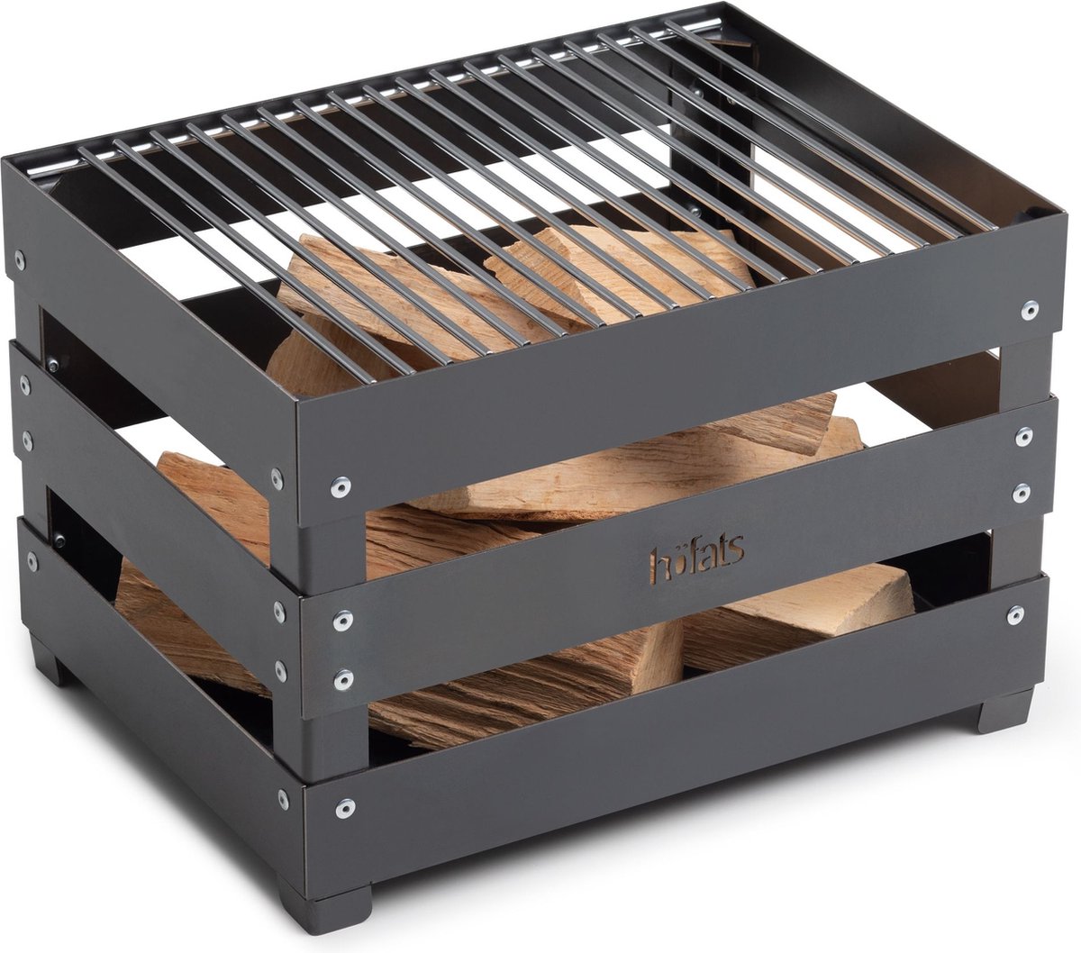 Vepa Bins Crate Vuurkorf Grillrooster - Silver