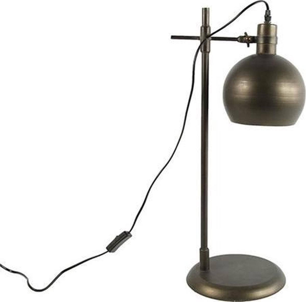 Non-branded Staande Lamp Hessel 67 Cm E27 Rvs Brons - Bruin