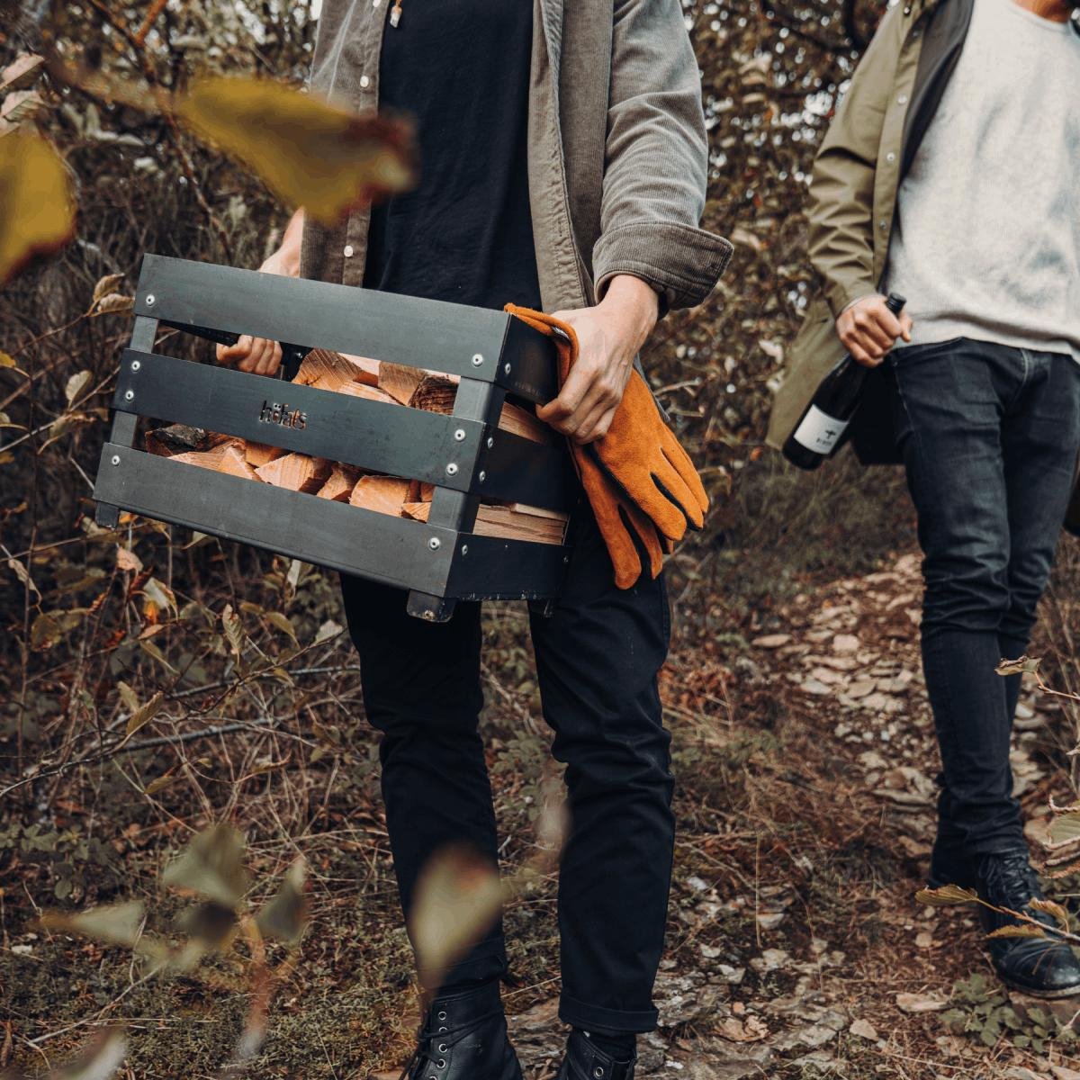 Vepa Bins Crate Vuurkorf - Zwart