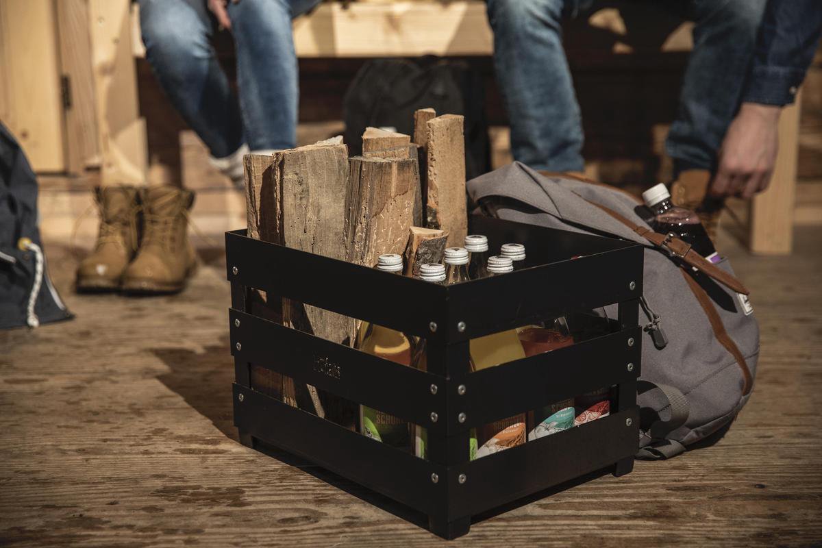 Vepa Bins Crate Vuurkorf - Zwart