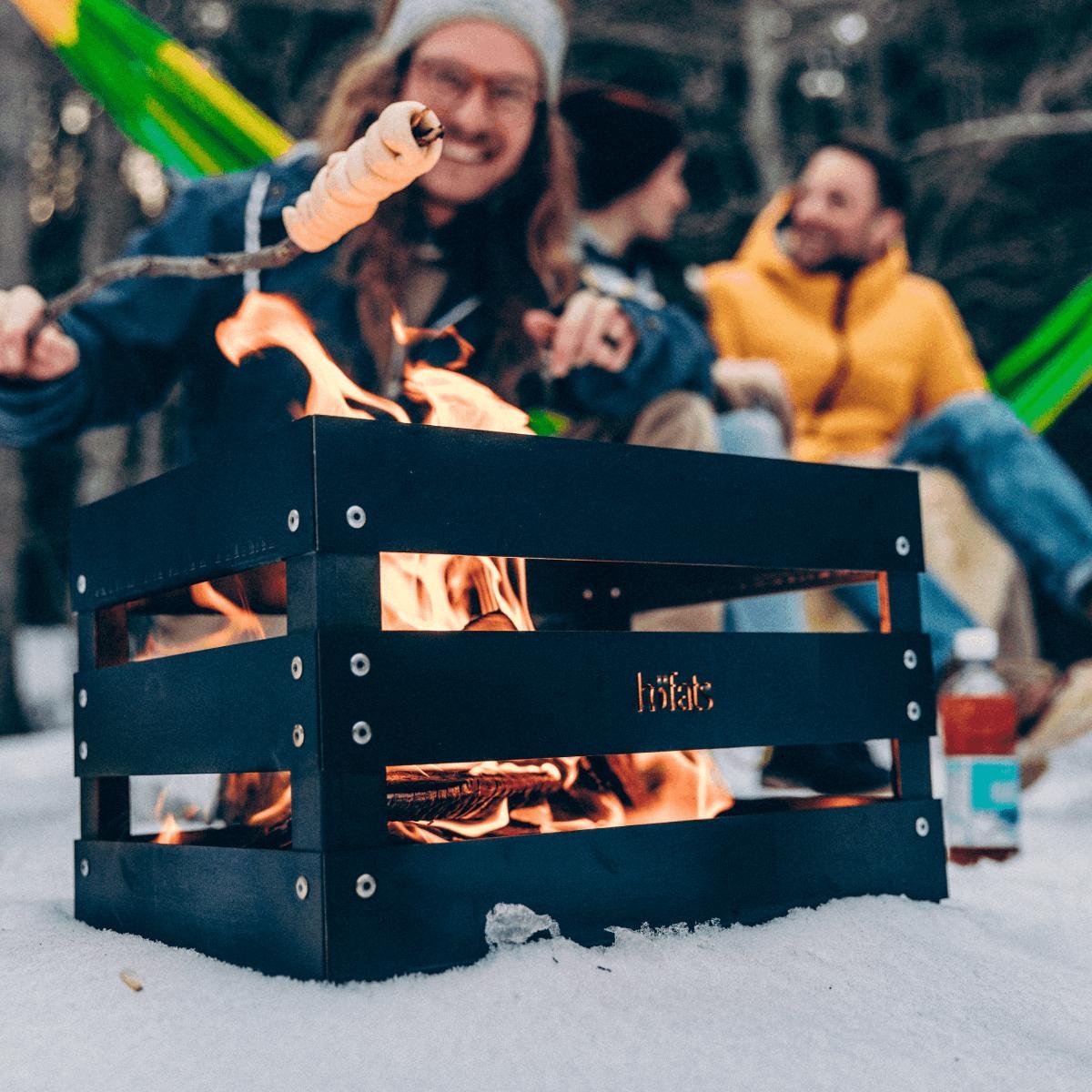 Vepa Bins Crate Vuurkorf - Zwart