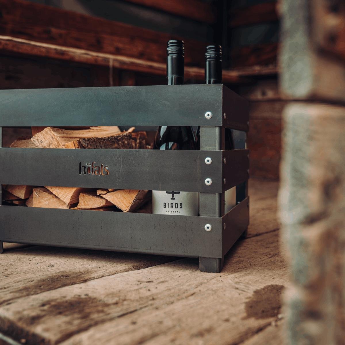 Vepa Bins Crate Vuurkorf - Zwart