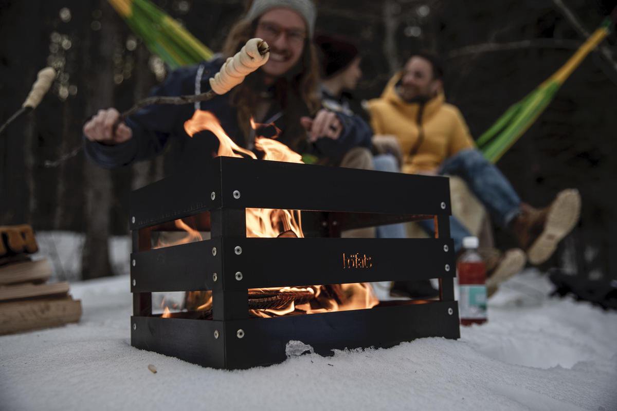 Vepa Bins Crate Vuurkorf - Zwart