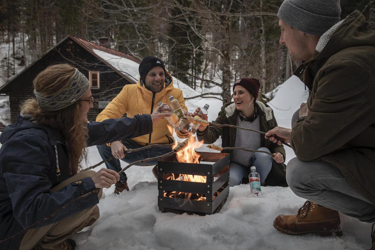 Vepa Bins Crate Vuurkorf - Zwart