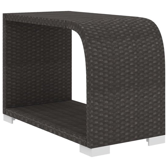 Vidaxl 8-delige Loungeset Met Kussens Poly Rattan - Zwart