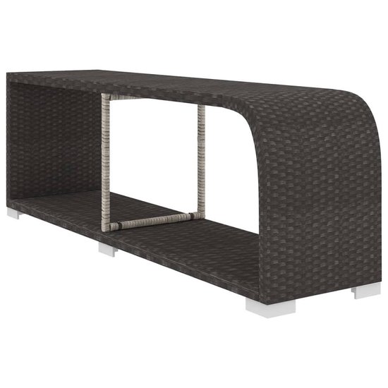 Vidaxl 8-delige Loungeset Met Kussens Poly Rattan - Zwart