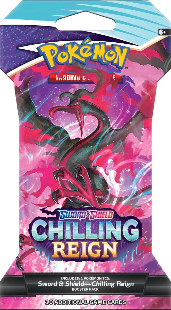 Pokémon Tcg Sword & Shield Chilling Reign Sleeved Booster