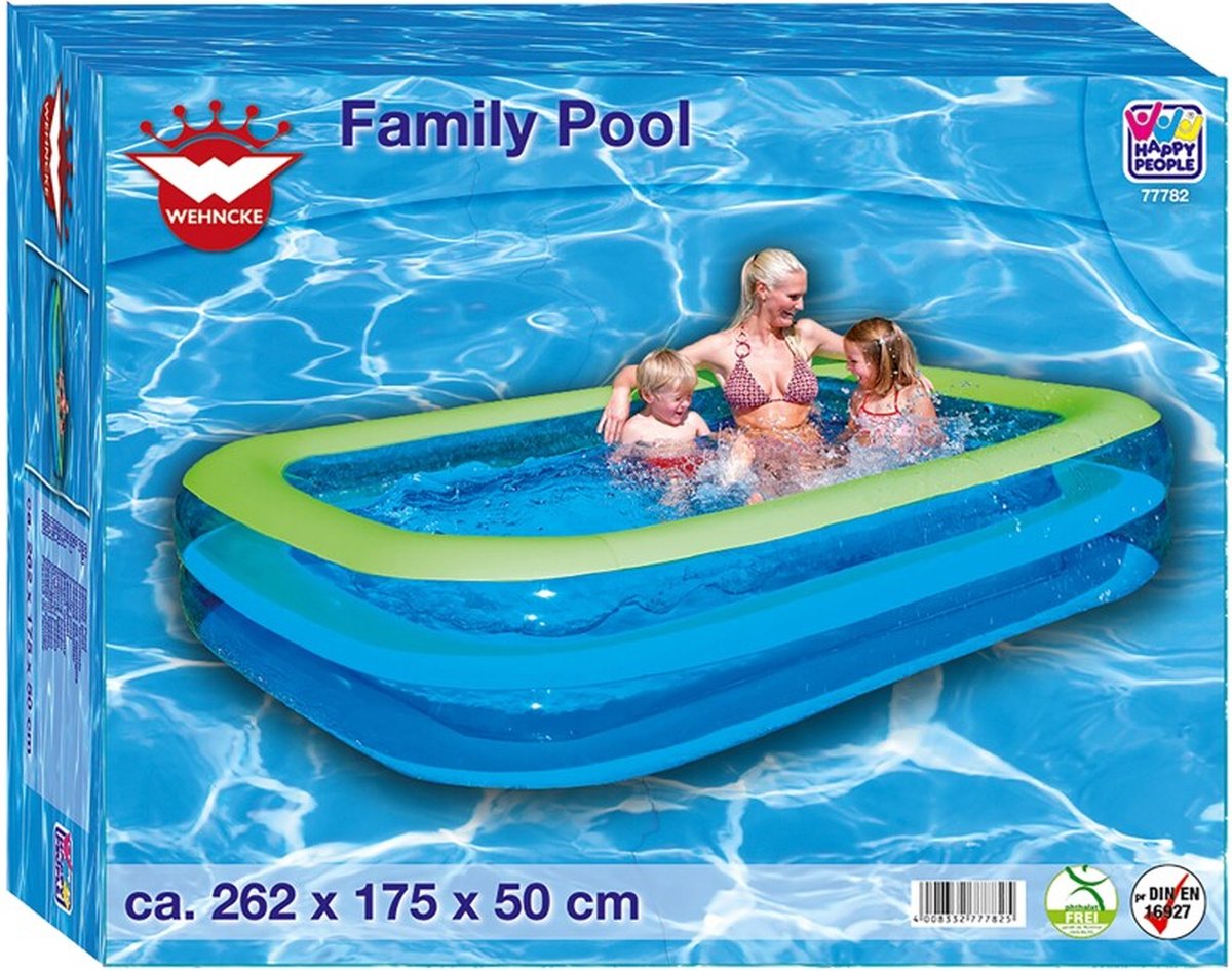 Happy People Opblaaszwembad Wehncke Family-pool 262x175x50 Cm