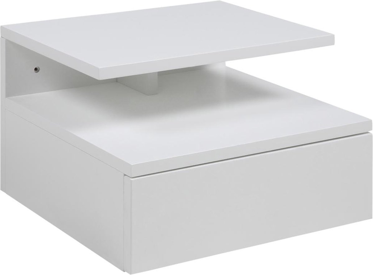Vestbjerg - Ashlan Wall Bed Side Table White