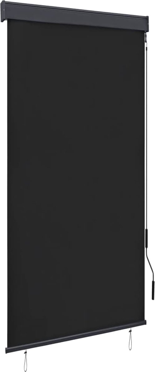 Vidaxl Rolgordijn Voor Buiten 80x250 Cm Antraciet - Grijs
