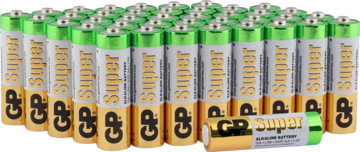 GP Super Alkaline Aa-batterijen 1,5v