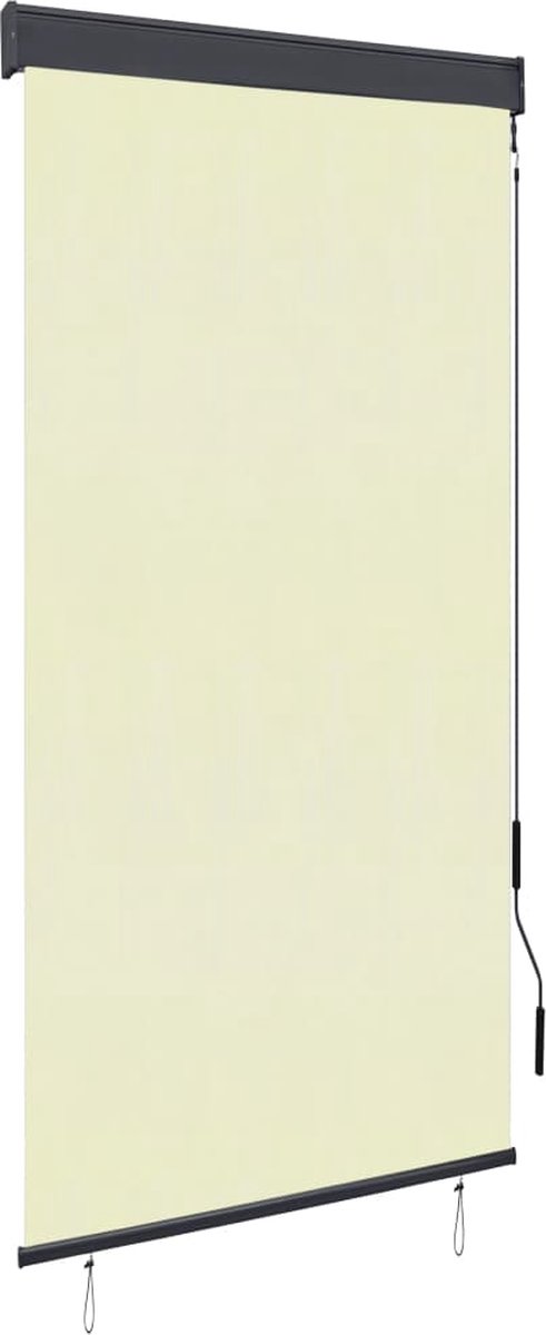 Vidaxl Rolgordijn Voor Buiten 100x250 Cm Crème