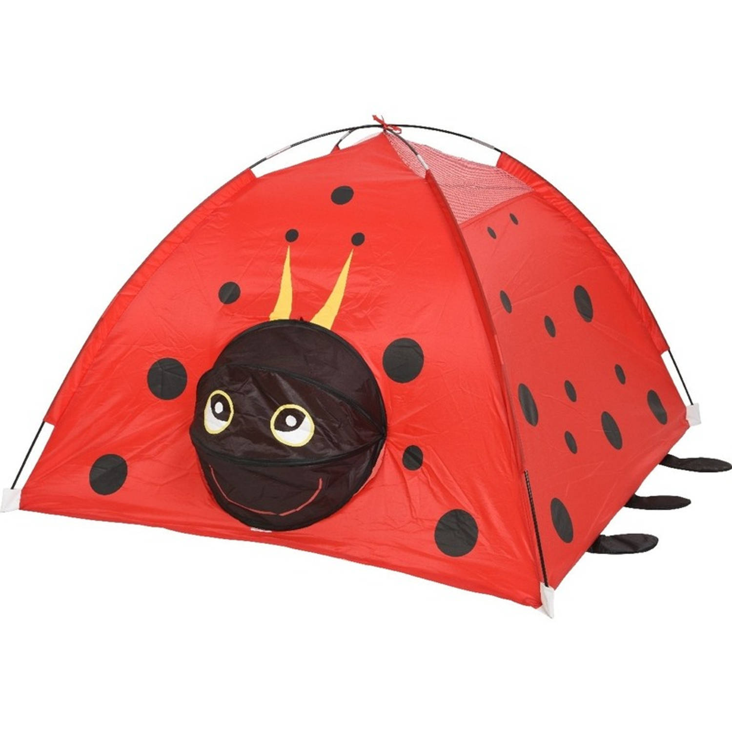 Speeltent/speelhuis Lieveheersbeestje 120 X 120 X 80 Cm - Kinderspeelgoed - Dieren/insecten Speelgoed - Rood