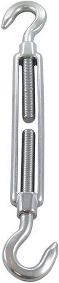 Nesling M10 Spanmoer 2 Haak - Rvs - Silver