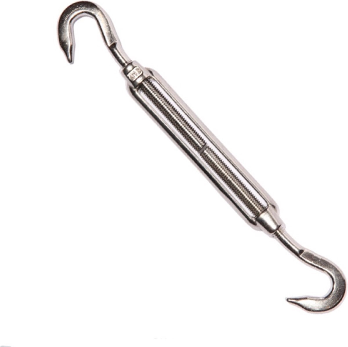 Nesling M10 Spanmoer 2 Haak - Rvs - Silver