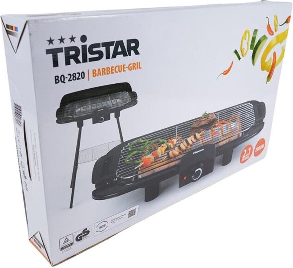 Tristar Barbecue Met Standaard - Zwart