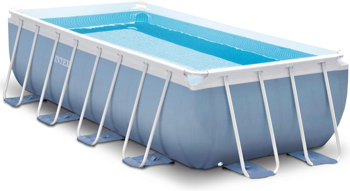 Intex Prism Frame Opzetzwembad Met Accessoires 400 X 200 Cm - Blauw