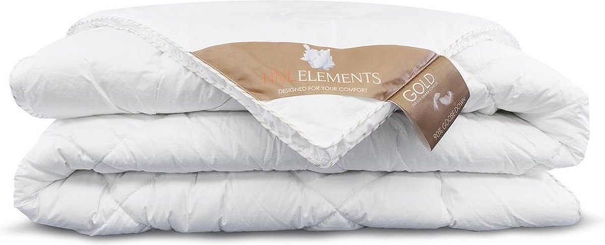 Heckett & Lane Gold Donzen 4-seizoenen Dekbed - Lits-jumeaux (240x220 Cm) - 4-seizoenen