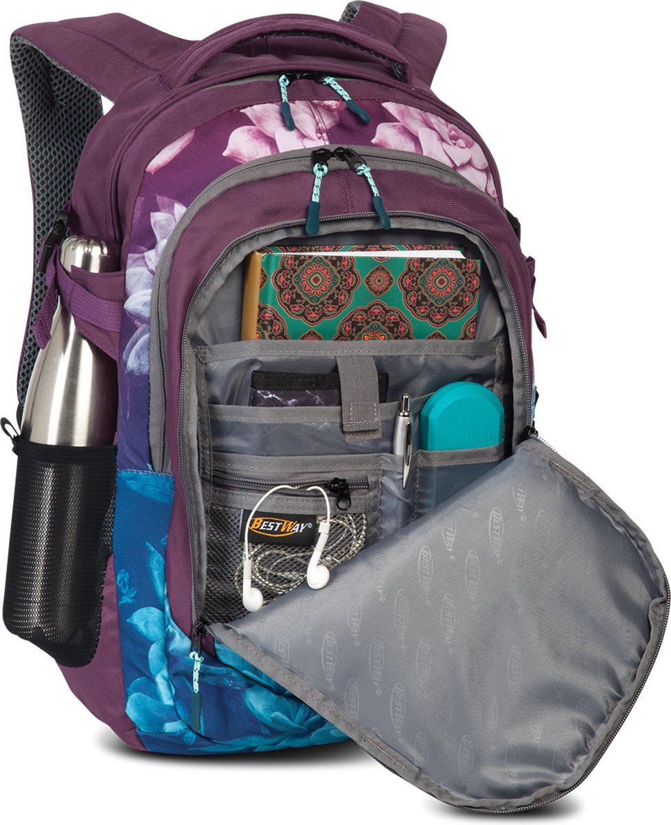 Bestway Evolution Air Rugzak 22 Liter Paars/ - Blauw