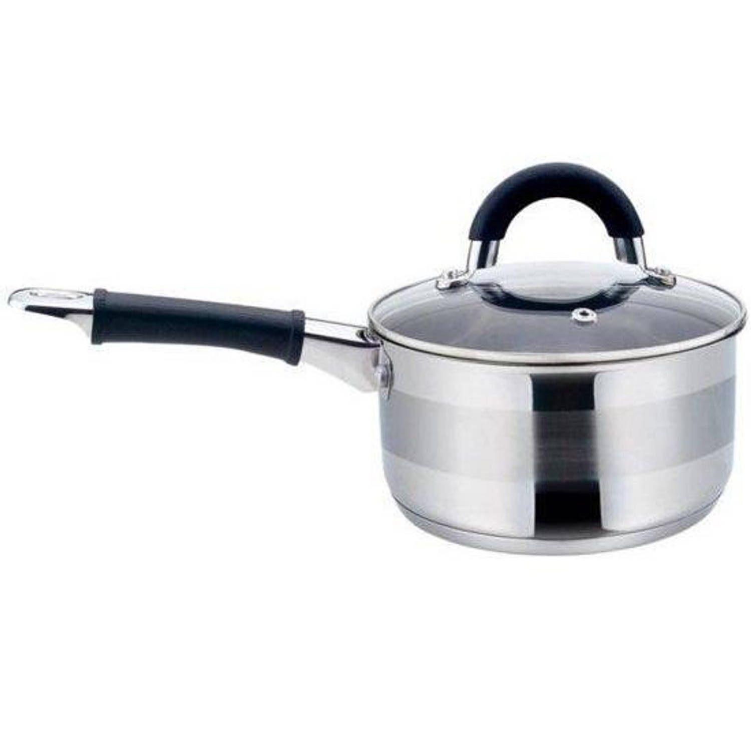 KINGHOFF 1255 - Steelpan Met Deksel - Rvs - 1,5 Liter