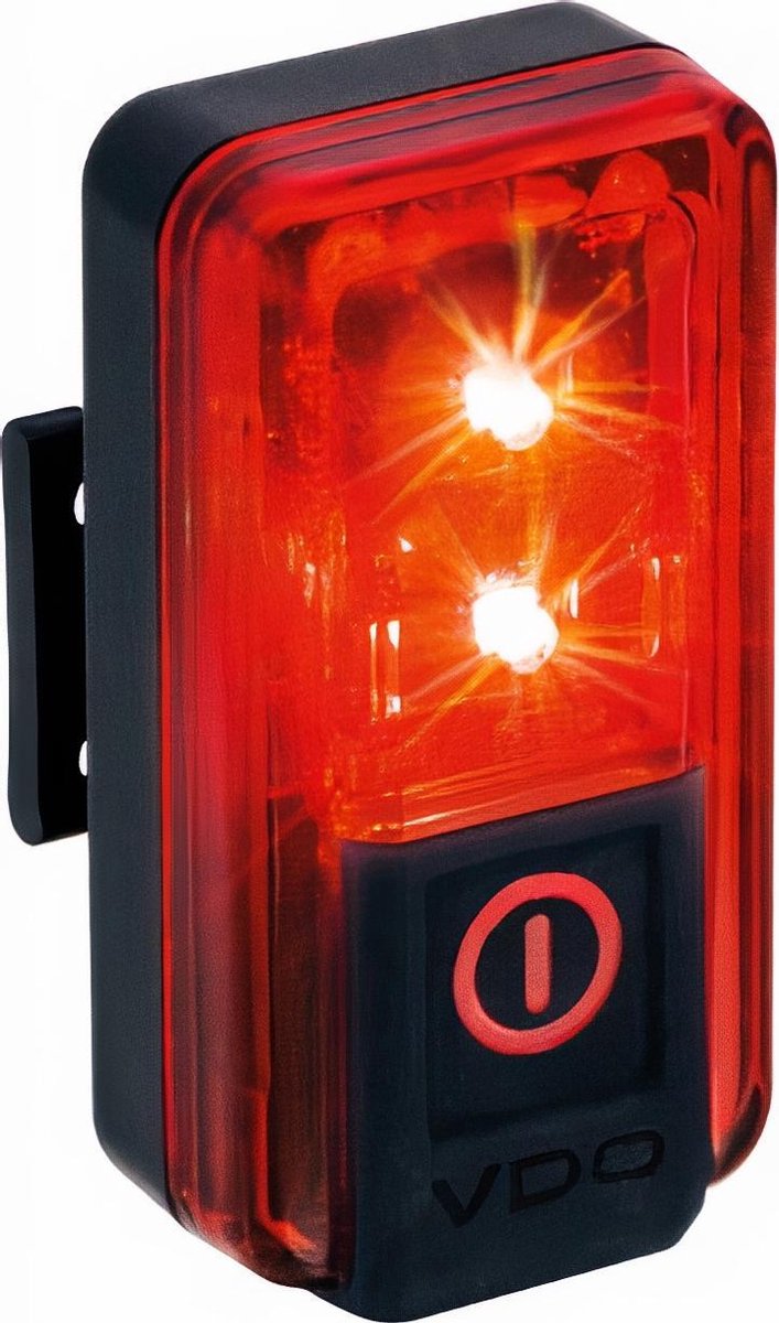 VDO Achterlicht Eco Light Red Rl Led Usb 500 M - Zwart