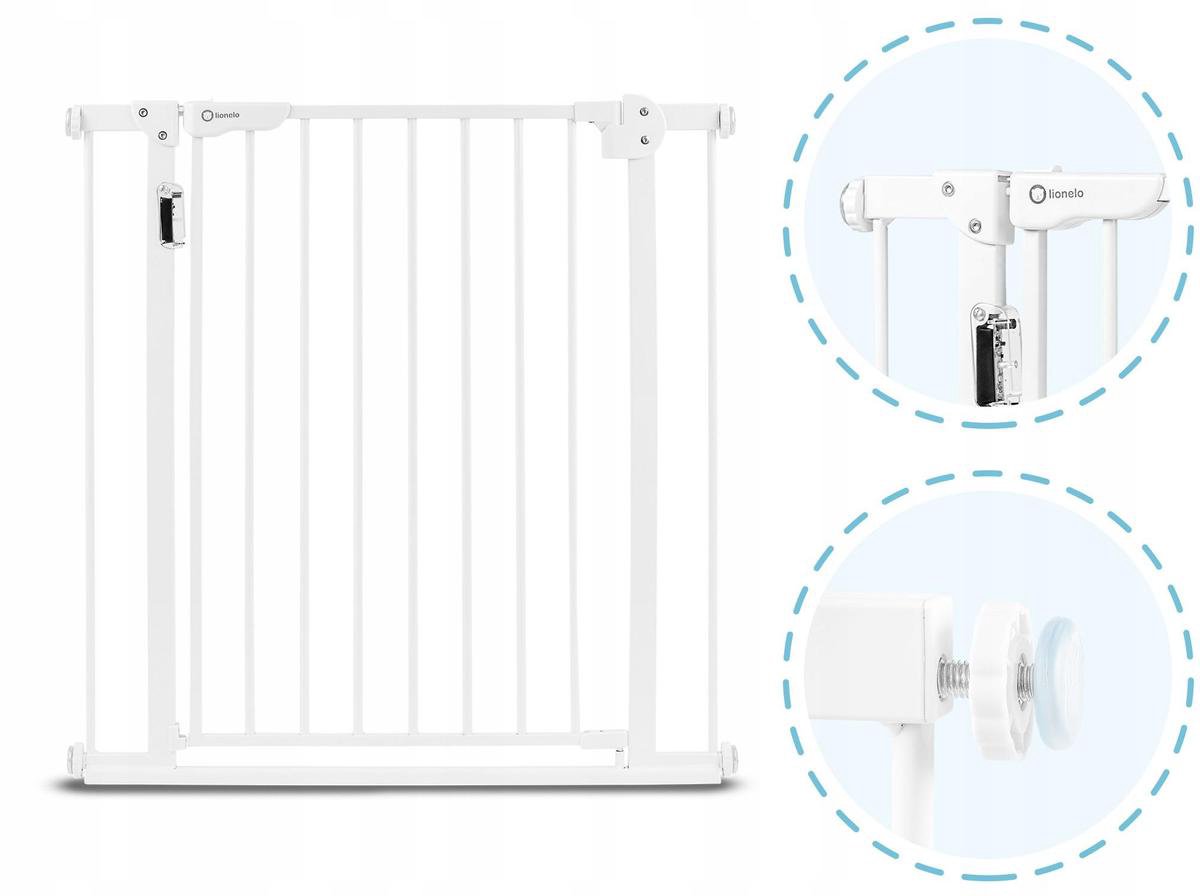 Lionelo Truus Slim Led Traphekje 75 - 105 Cm - Wit