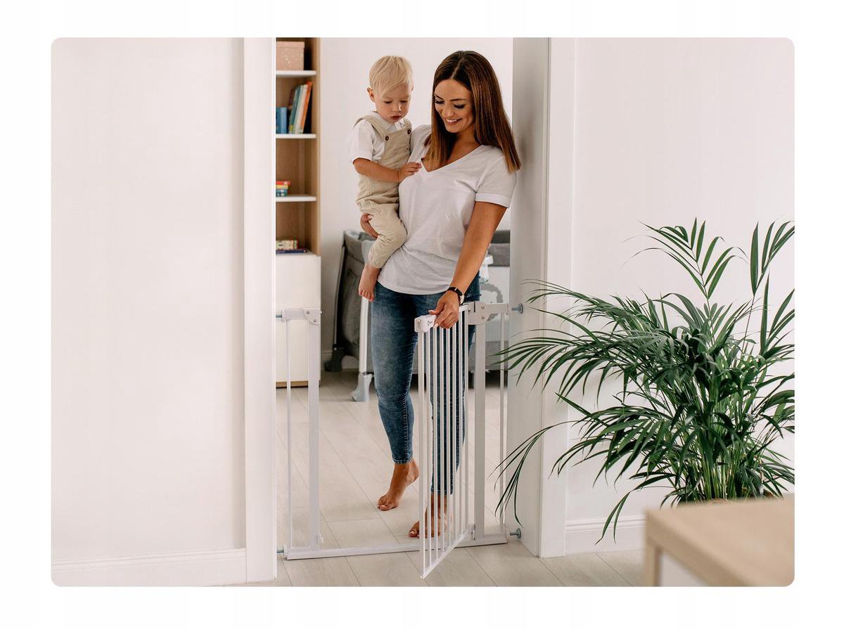 Lionelo Truus Slim Led Traphekje 75 - 105 Cm - Wit