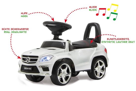 Jamara Loopauto Mercedes Gl 63 Amg 65,5 X 28 X 39 Cm - Wit