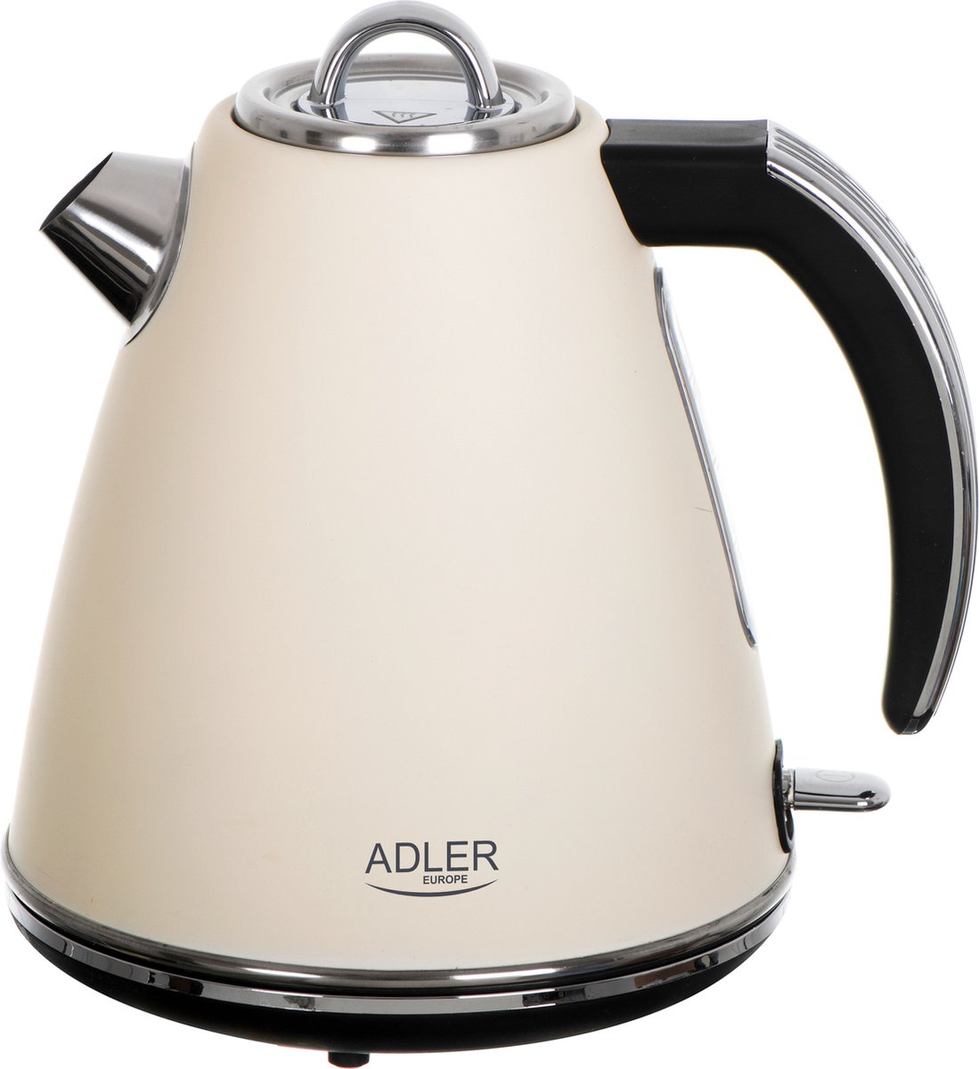 Adler Ad 1343 - Stalen Waterkoker - 1.5 Liter - Strix - Creme - Beige