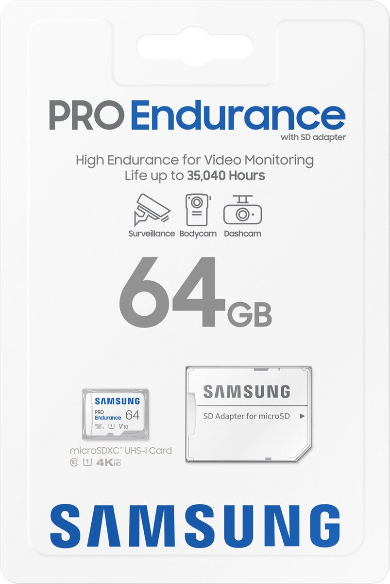 Samsung PRO Endurance 64GB + Adapter