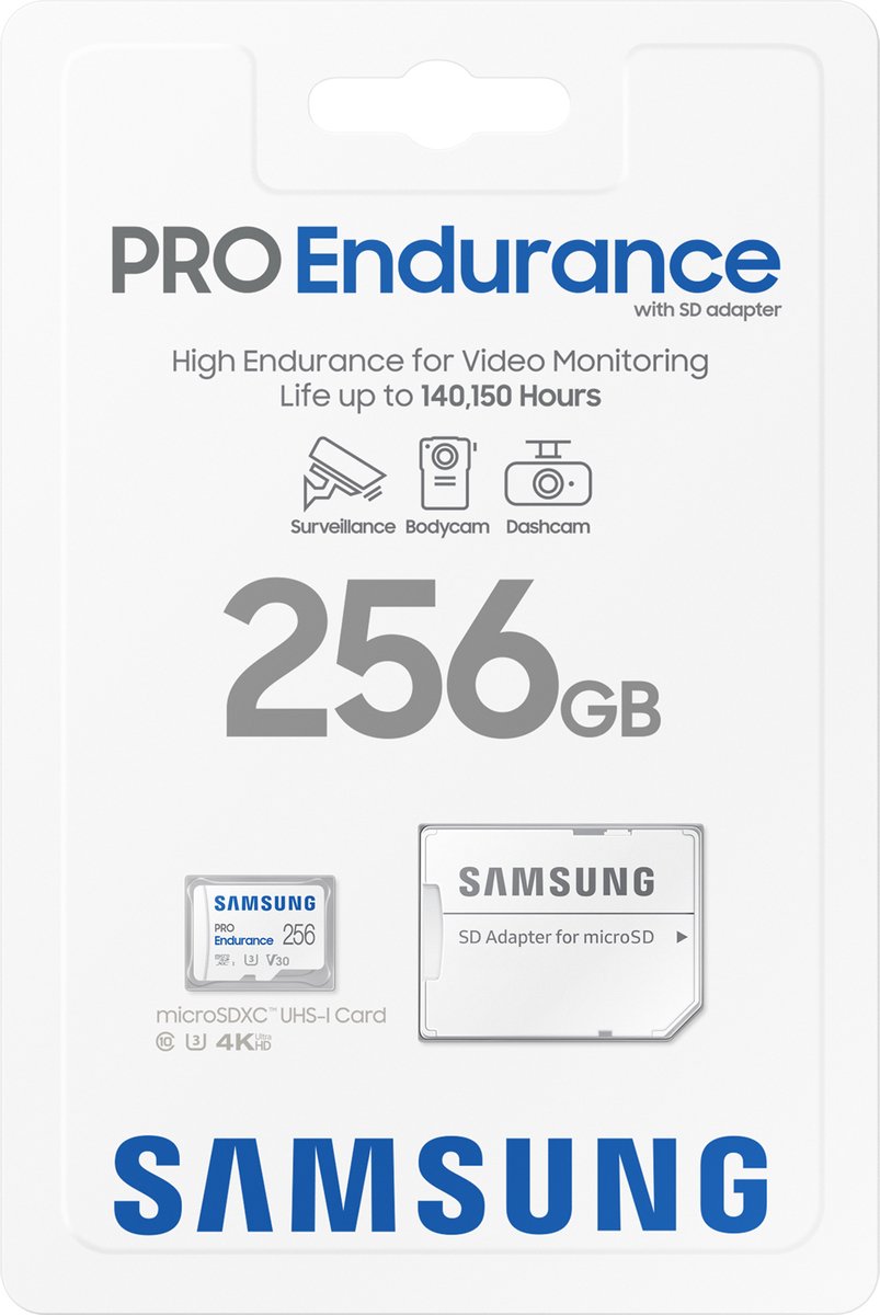 Samsung PRO Endurance 256GB + Adapter