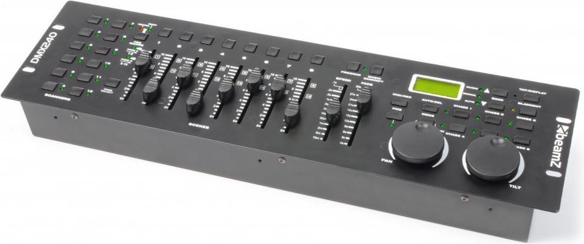BEAMZ DMX-240 192-kanaals DMX controller met MIDI