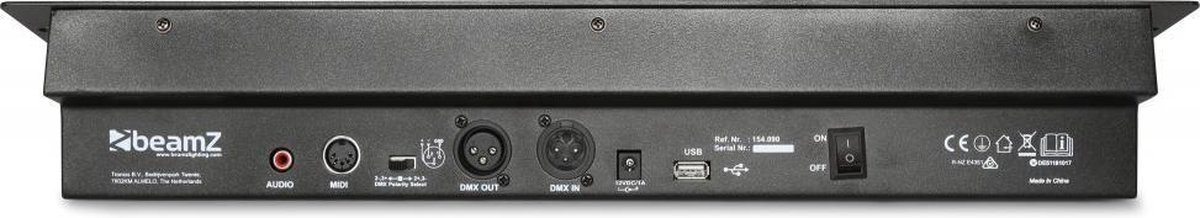 BEAMZ DMX-240 192-kanaals DMX controller met MIDI