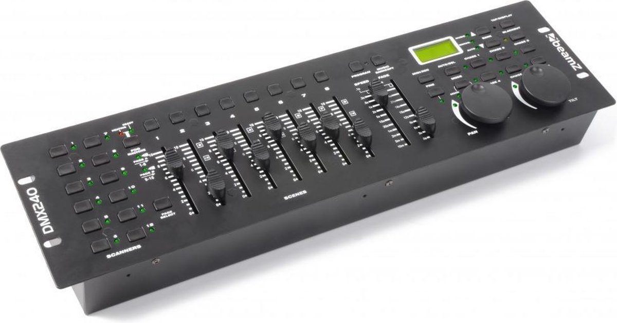 BEAMZ DMX-240 192-kanaals DMX controller met MIDI