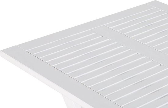 Beliani Fiji Balkonset Acaciahout 60 X 60 Cm - Wit