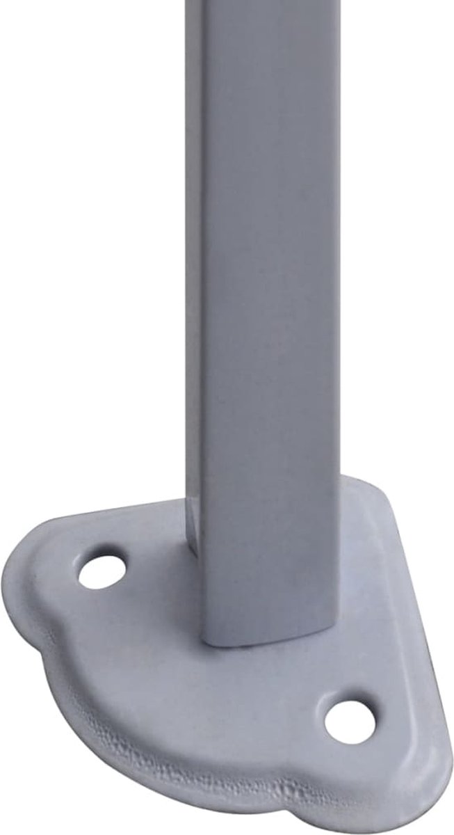 Vidaxl Partytent Met 4 Zijwanden Inklapbaar 3x3 M Staal - Wit